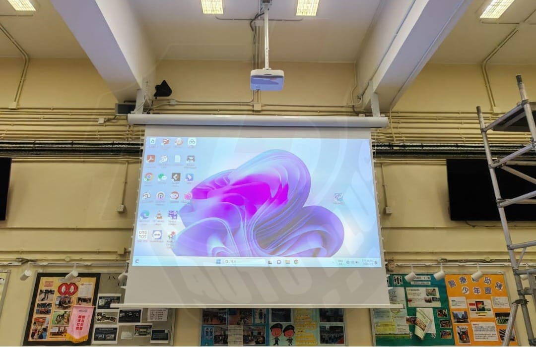 Tin Shui Wai Government School(6000 ultra-high lumens·laser ultra-short throw projection)